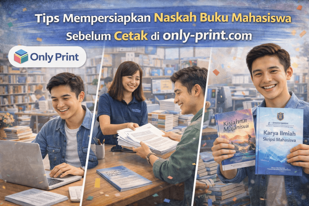Tips Mempersiapkan Naskah Buku Mahasiswa Sebelum Cetak di only-print.com